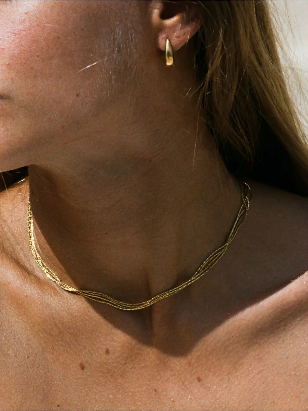 Atolea Jewelry "RIVIERA" LAYERED CHOKER - Picture 4 of 14